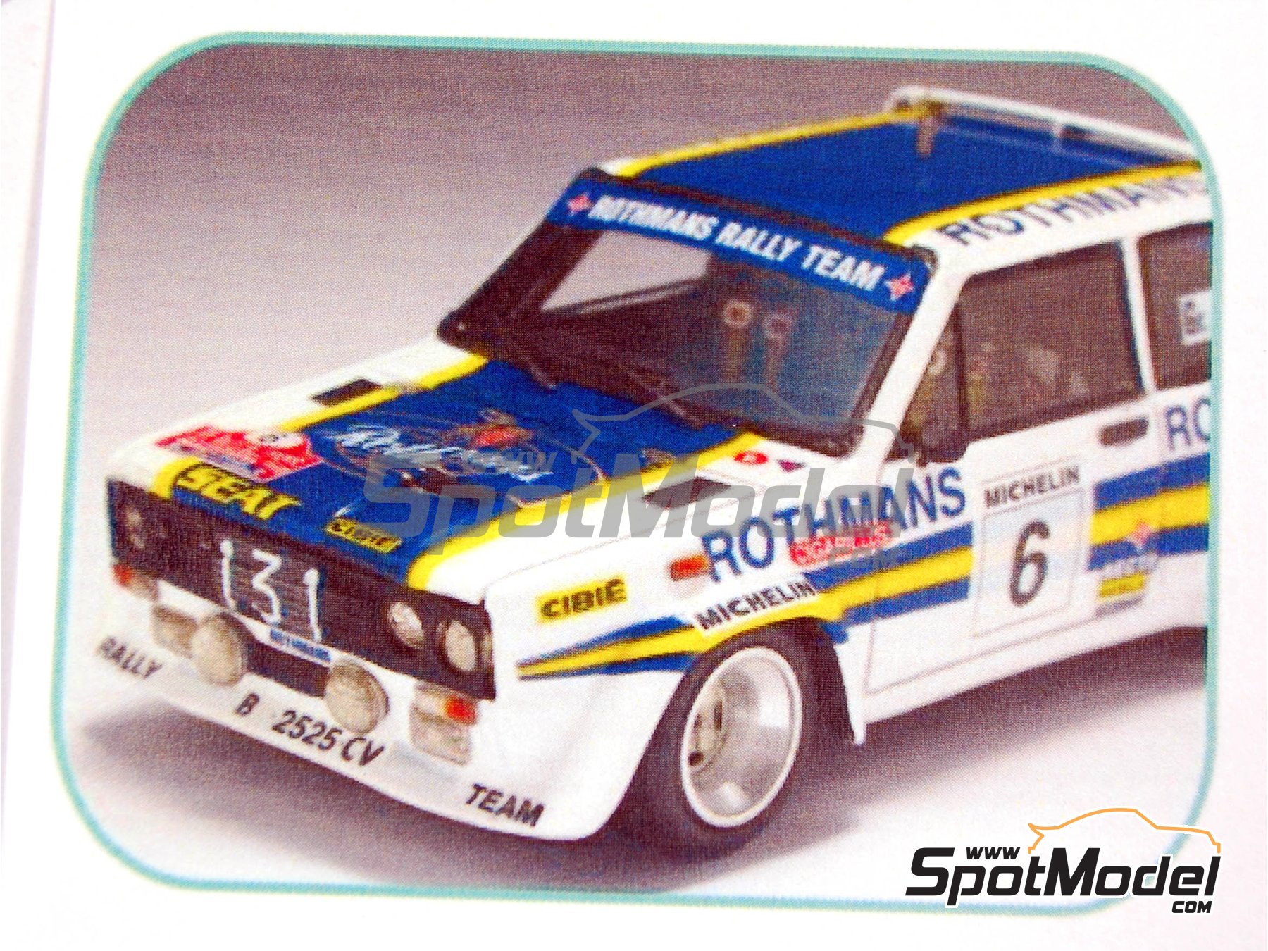 Arena Modelli ARE365-DECAL: Marking / livery 1/43 scale - Fiat 131